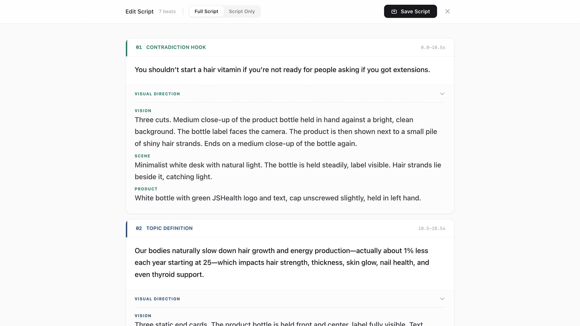 Production-ready scripts