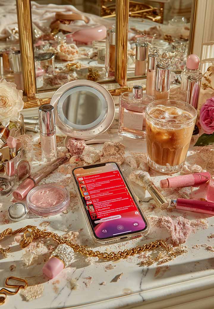 AI-generated beauty product shot